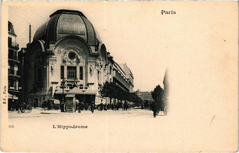 Carte postale ancienne L'Hippodrome à Paris 18e