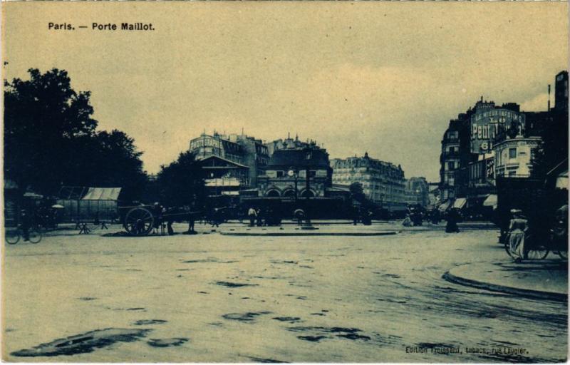 Carte postale ancienne Porte Maillot à Paris 16e