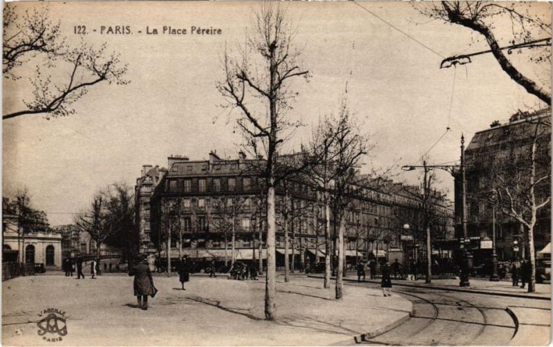 Carte postale ancienne La Place Péreire à Paris 17e