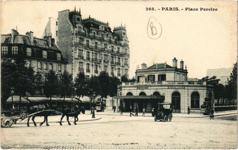 Carte postale ancienne Place Pereire à Paris 17e
