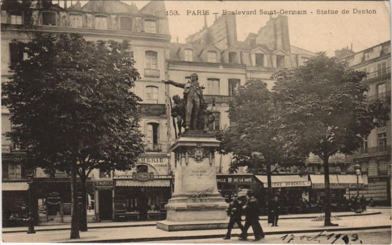Carte postale ancienne Paris 6e Boulevard st-Germain