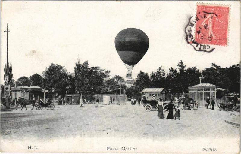 Carte postale ancienne Porte Maillot à Paris 16e