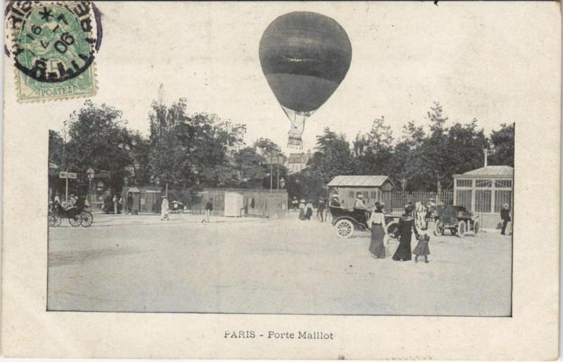 Carte postale ancienne Porte Maillot à Paris 16e