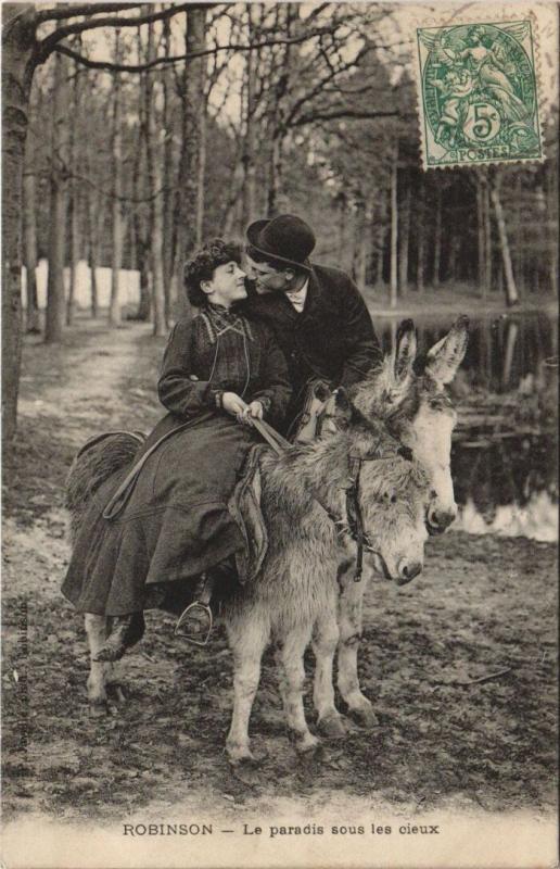 Carte postale ancienne Robinson - Le paradis sous les cieux