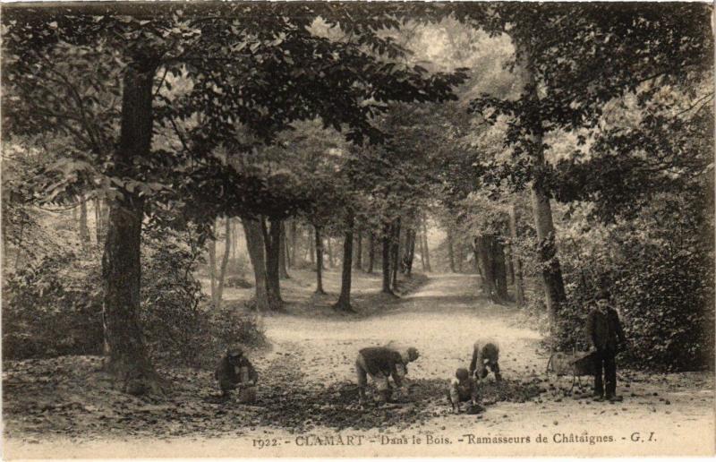 Carte postale ancienne Clamart - Dans le Bois à Clamart
