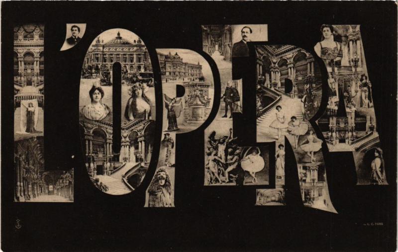 Carte postale ancienne Paris (9e) - l'Opéra à Paris 9e