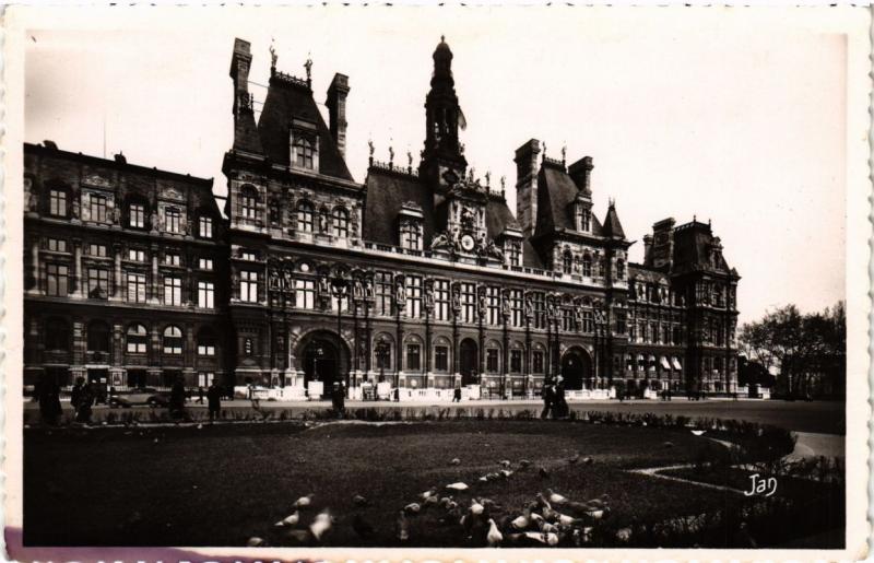 Carte postale ancienne Paris (4e) - Hotel de Ville à Paris 4e