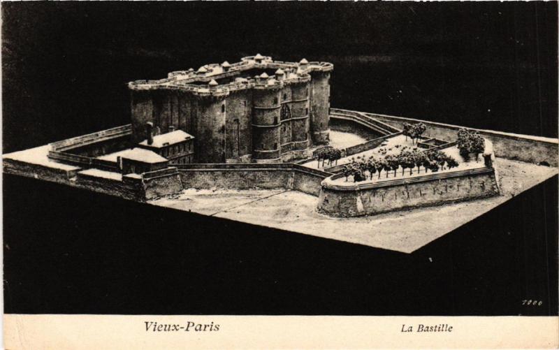 Carte postale ancienne Paris 4e La Bastille à Paris 4e