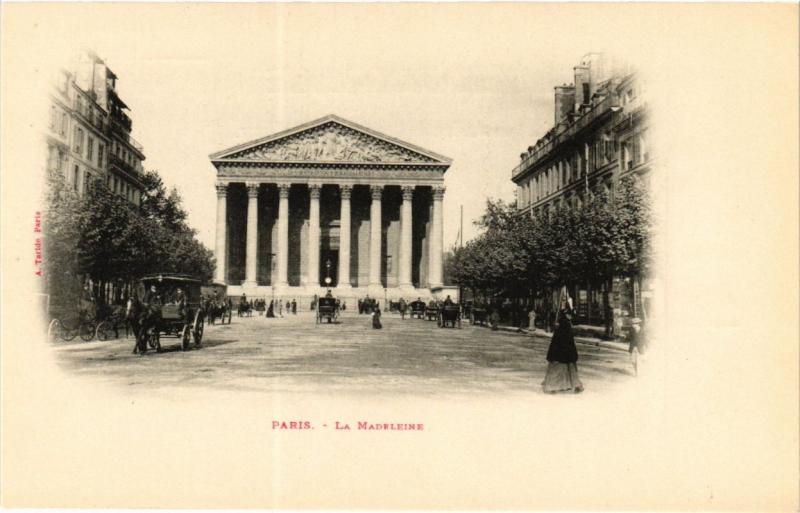 Carte postale ancienne Paris (8e) - La Madeleine à Paris 8e