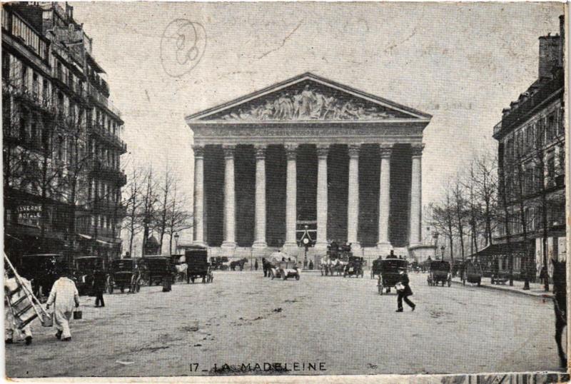 Carte postale ancienne Paris (8e) - La Madeleine à Paris 8e
