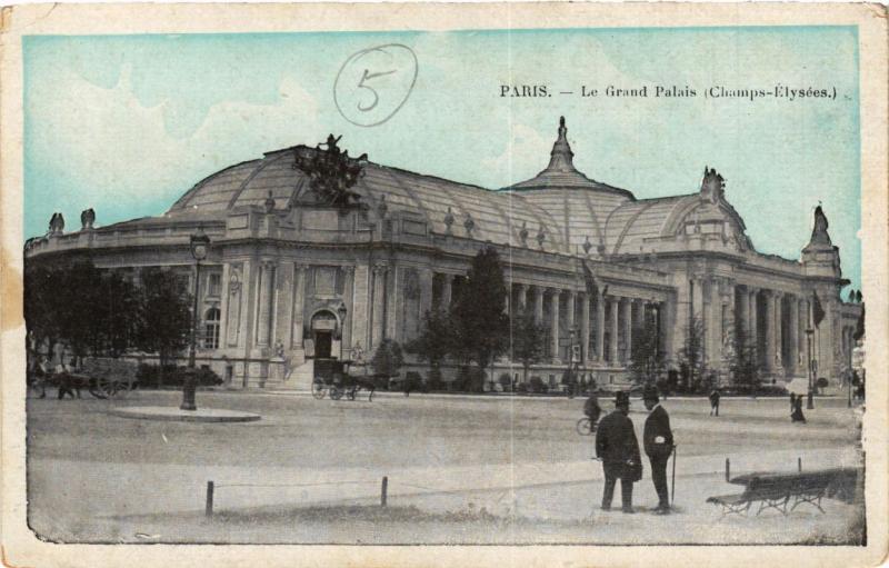 Carte postale ancienne Paris (8e) - Le Grand Palais Champs-Elysées à Paris 8e