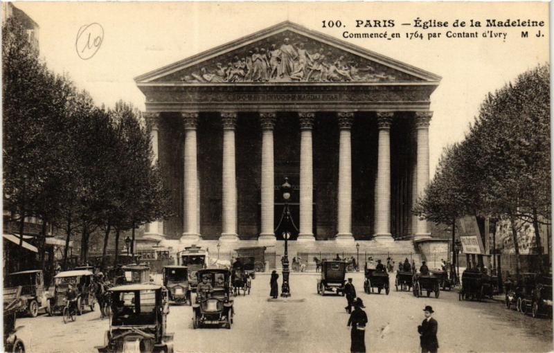 Carte postale ancienne Paris (8e) - La Madeleine à Paris 8e