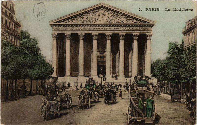 Carte postale ancienne Paris (8e) - La Madeleine à Paris 8e