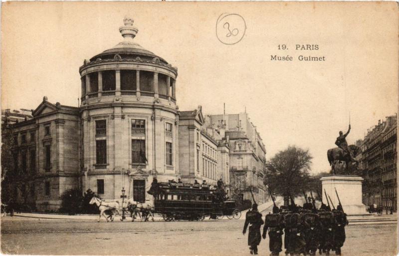 Carte postale ancienne Musée Guimet à Paris 16e