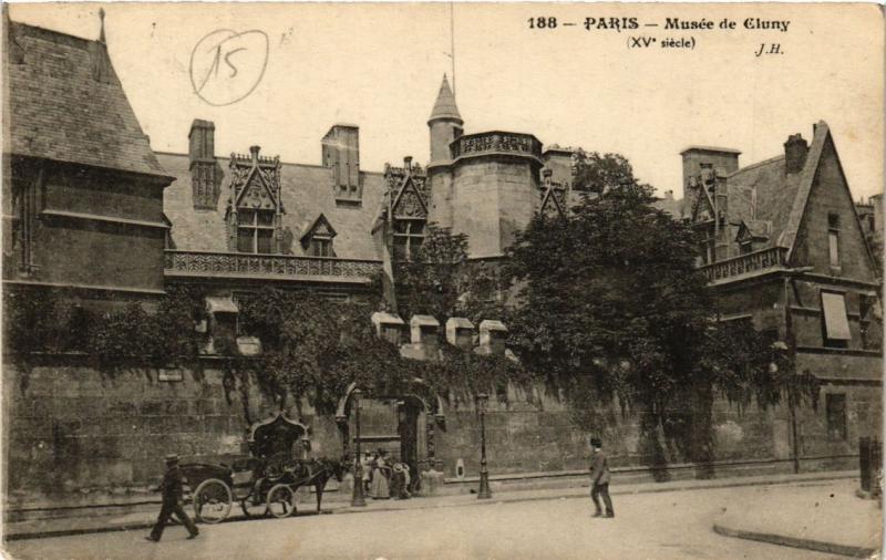 Carte postale ancienne Paris (5e) - Musée du Cluny - à Paris 5e