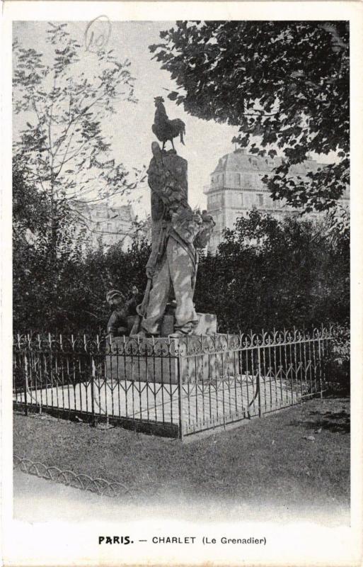 Carte postale ancienne Charlet (Le Grenadier) à Paris 14e