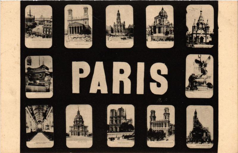 Carte postale ancienne Paris
