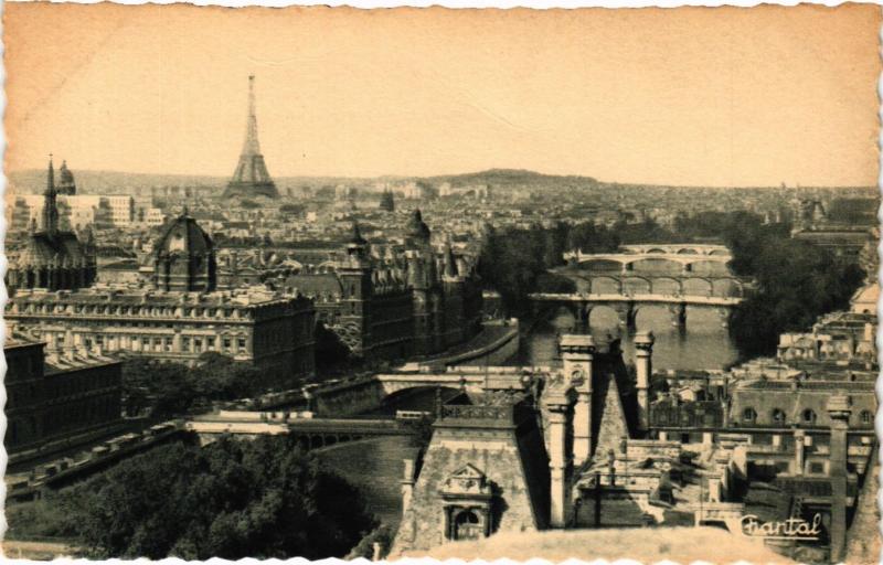 Carte postale ancienne Paris Panorama
