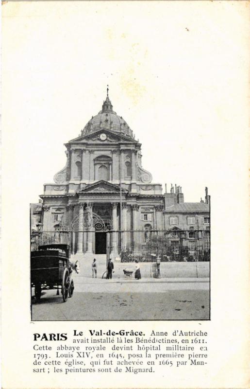 Carte postale ancienne Paris 5e-Le Val de Gréce à Paris 5e