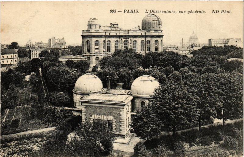 Carte postale ancienne L'Observatoire, vue générale à Paris 14e