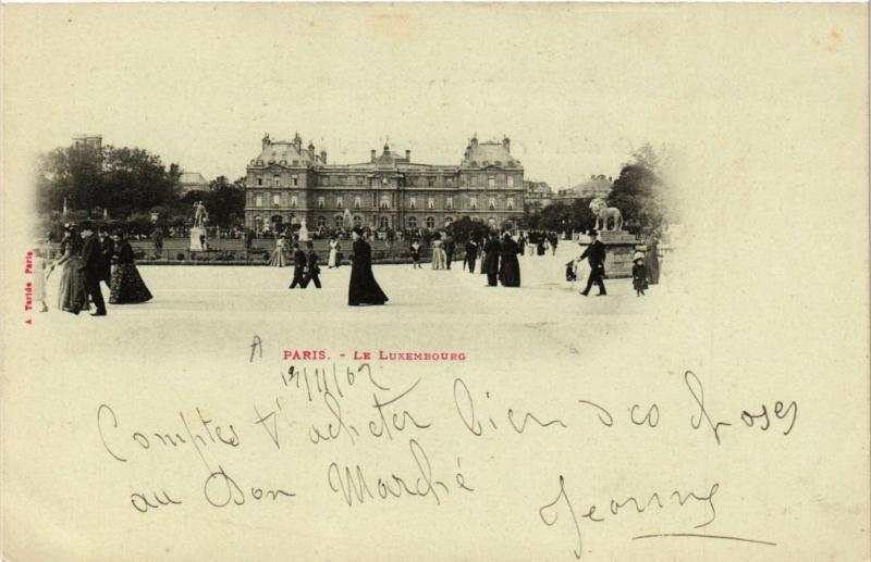 Carte postale ancienne Paris 6e Paris-Le Luxembourg à Paris 6e