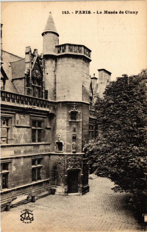 Carte postale ancienne Paris 5e-Le Musée de Cluny à Paris 5e