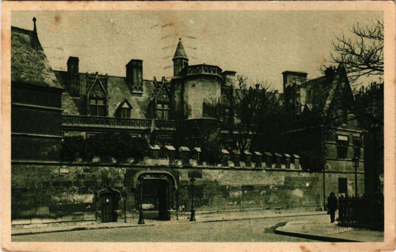 Carte postale ancienne Paris 5e-Musée de Cluny à Paris 5e
