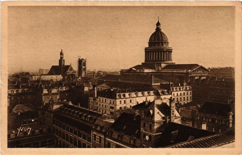 Carte postale ancienne Paris 5e-Vue d'ensemble sur le Panthéon à Paris 5e