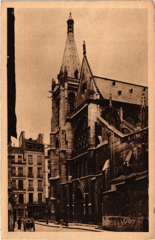 Carte postale ancienne Paris 5e-Eglise Saint Séverin à Paris 5e