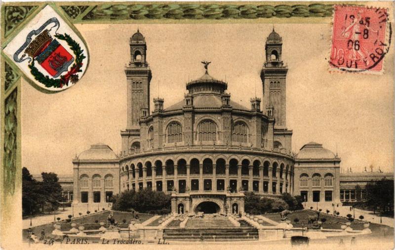 Carte postale ancienne Le Trocadéro à Paris 16e
