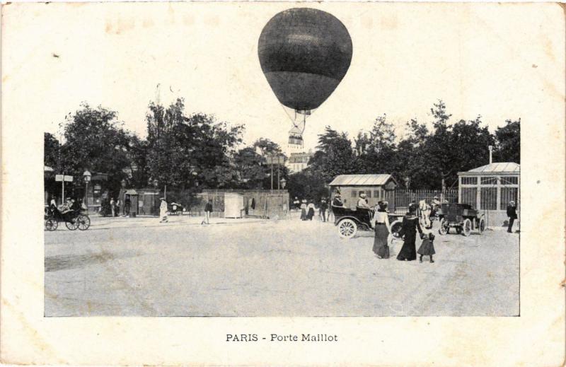Carte postale ancienne Porte Maillot à Paris 16e