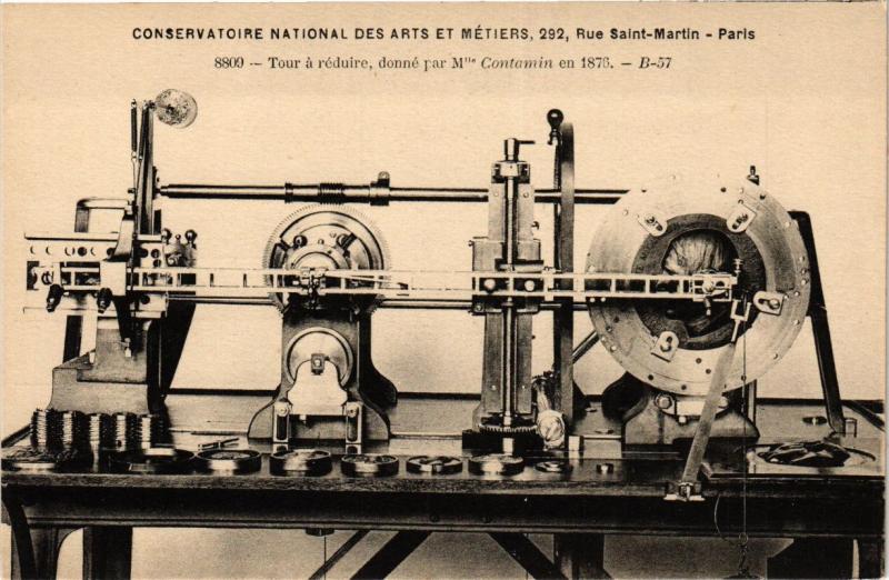 Carte postale ancienne Paris (3e) Cnam - Tour á réduire à Paris 3e