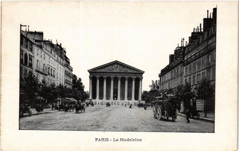 Carte postale ancienne Paris (8e) - La Madeleine à Paris 8e