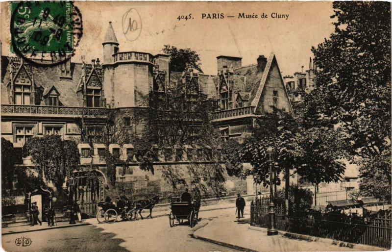 Carte postale ancienne Paris (5e) - Musée du Cluny - à Paris 5e