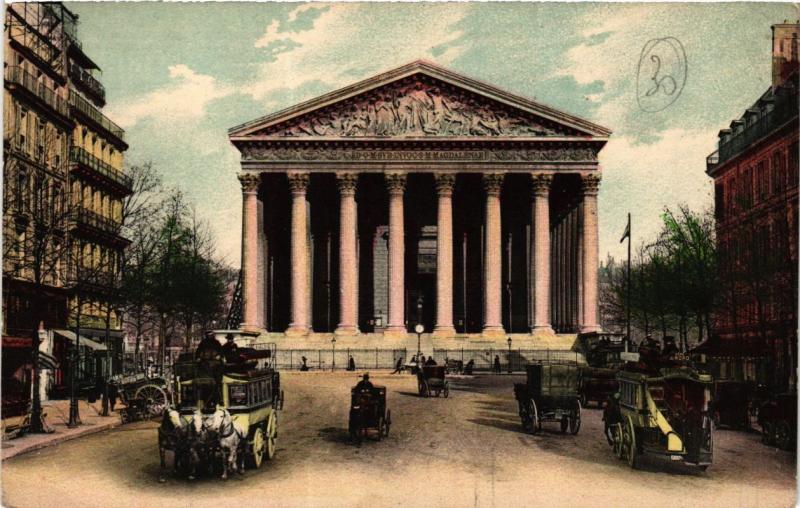 Carte postale ancienne Paris (8e) - La Madeleine à Paris 8e