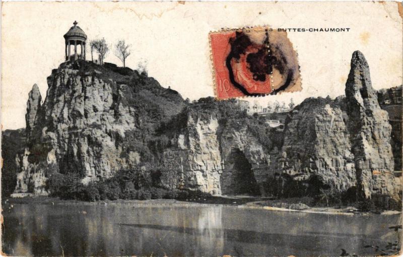 Carte postale ancienne Parc des Buttes-Chaumont à Paris 19e
