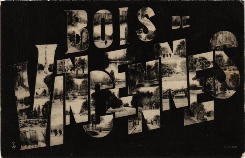 Carte postale ancienne Paris 12e-Bois de Vincennes à Paris 12e