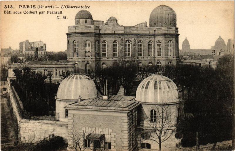 Carte postale ancienne L'Observatoire à Paris 14e