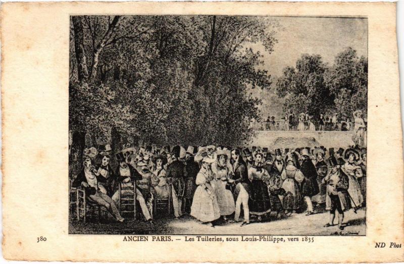 Carte postale ancienne Ancien Paris - Les Tuileries