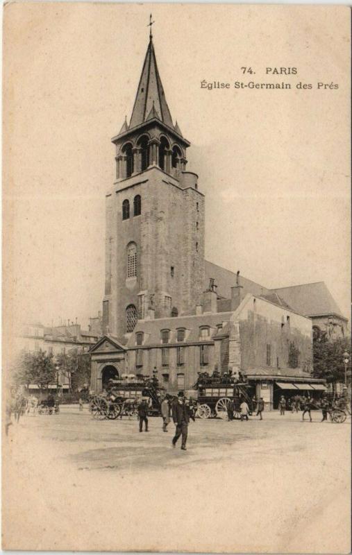 Carte postale ancienne Paris 6e - 74. Eglise Saint-Germain des Prés à Paris 6e