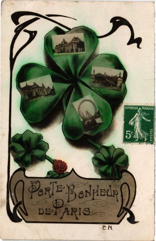 Carte postale ancienne Paris - Porte Bonheur à Paris