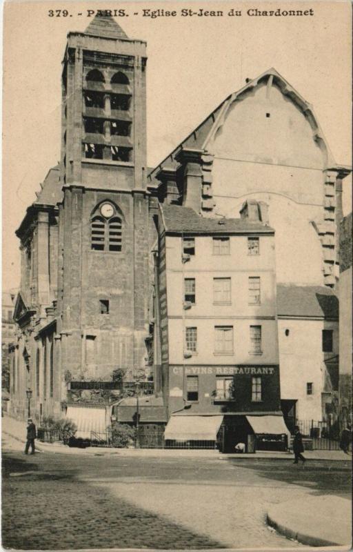 Carte postale ancienne Paris 5e - Eglise Saint-Jean du Chardonnet à Paris 5e