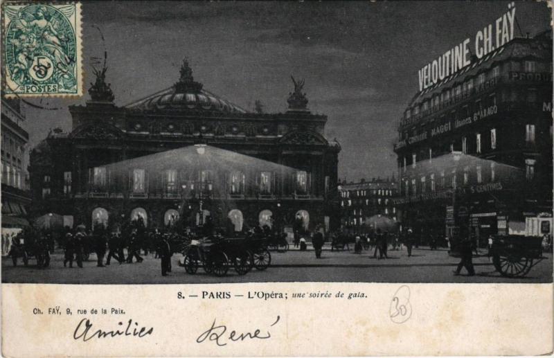 Carte postale ancienne Paris 2e - l'Opéra à Paris 2e