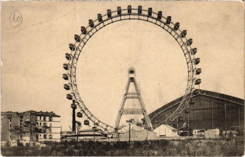 Carte postale ancienne La Grande Roue à Paris 15e