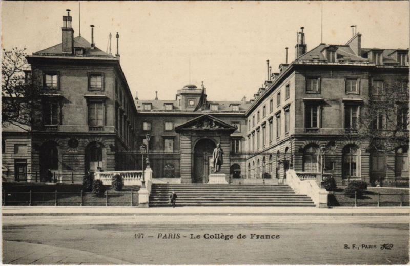 Carte postale ancienne Paris 5e - Le Collège de France à Paris 5e