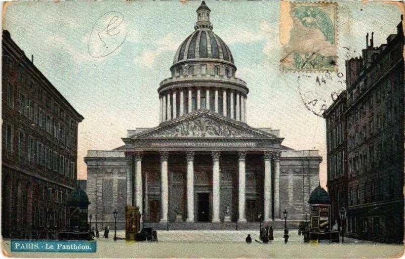 Carte postale ancienne Paris 5e - Le Pantheon à Paris 5e