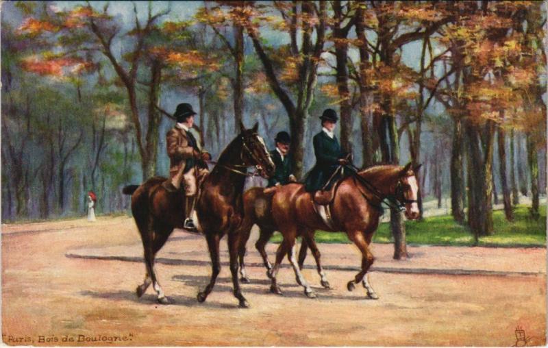 Carte postale ancienne Bois de Boulogne à Paris 16e