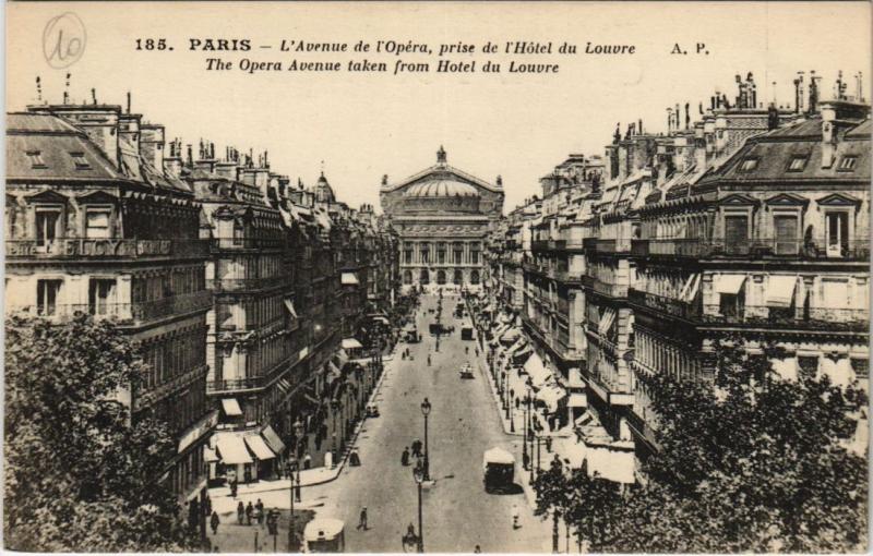 Carte postale ancienne Paris 2e - Avenue de la Opéra à Paris 2e