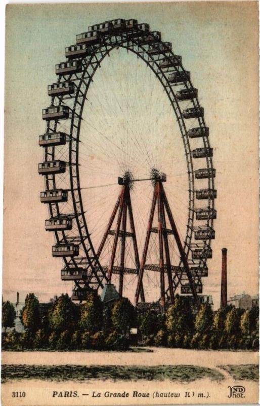 Carte postale ancienne La Grande Roue à Paris 15e