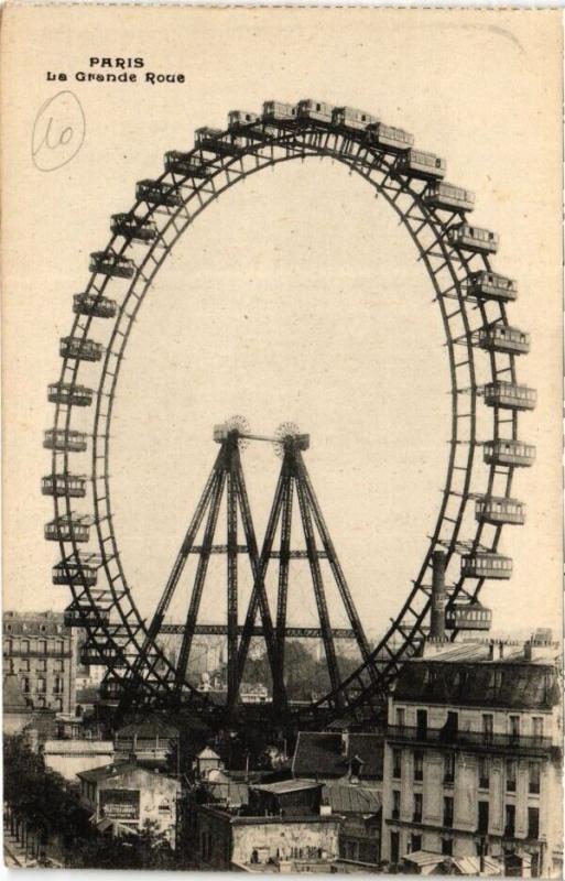 Carte postale ancienne La Grande Roue à Paris 7e